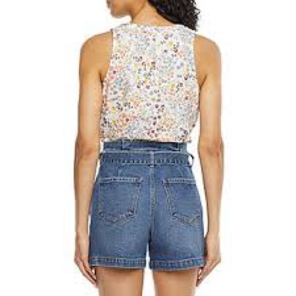 NWT ANA V-Neck Floral Tank - Picture 2 of 7